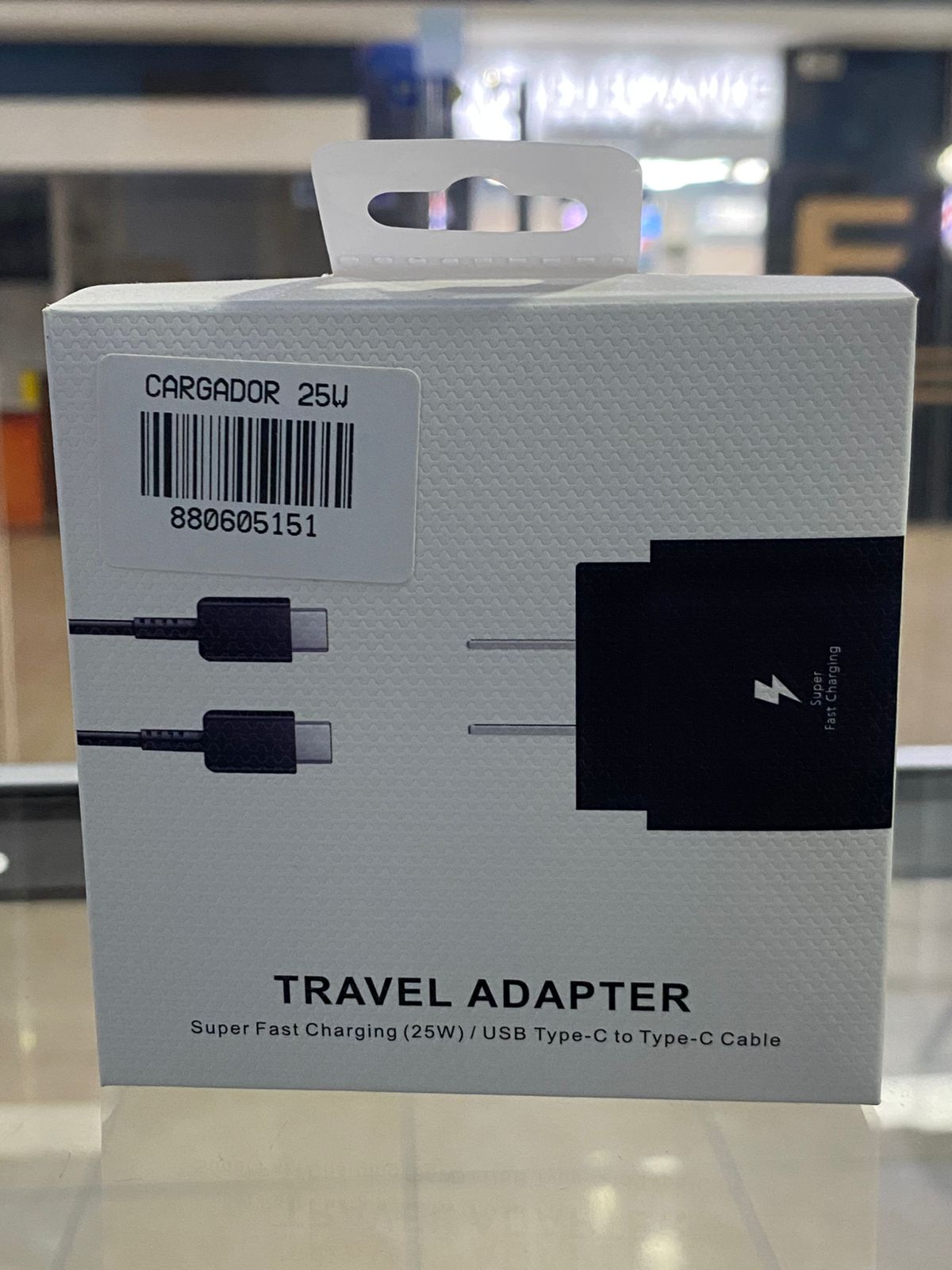 Cargador Super Carga USB-C a USB-C